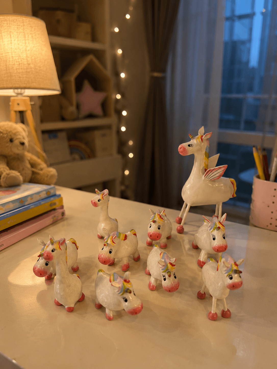 Unicorn Wooden Figurines — view 2