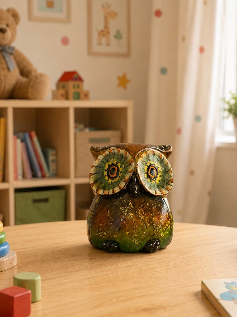 Wooden Owl Figurines — view 3