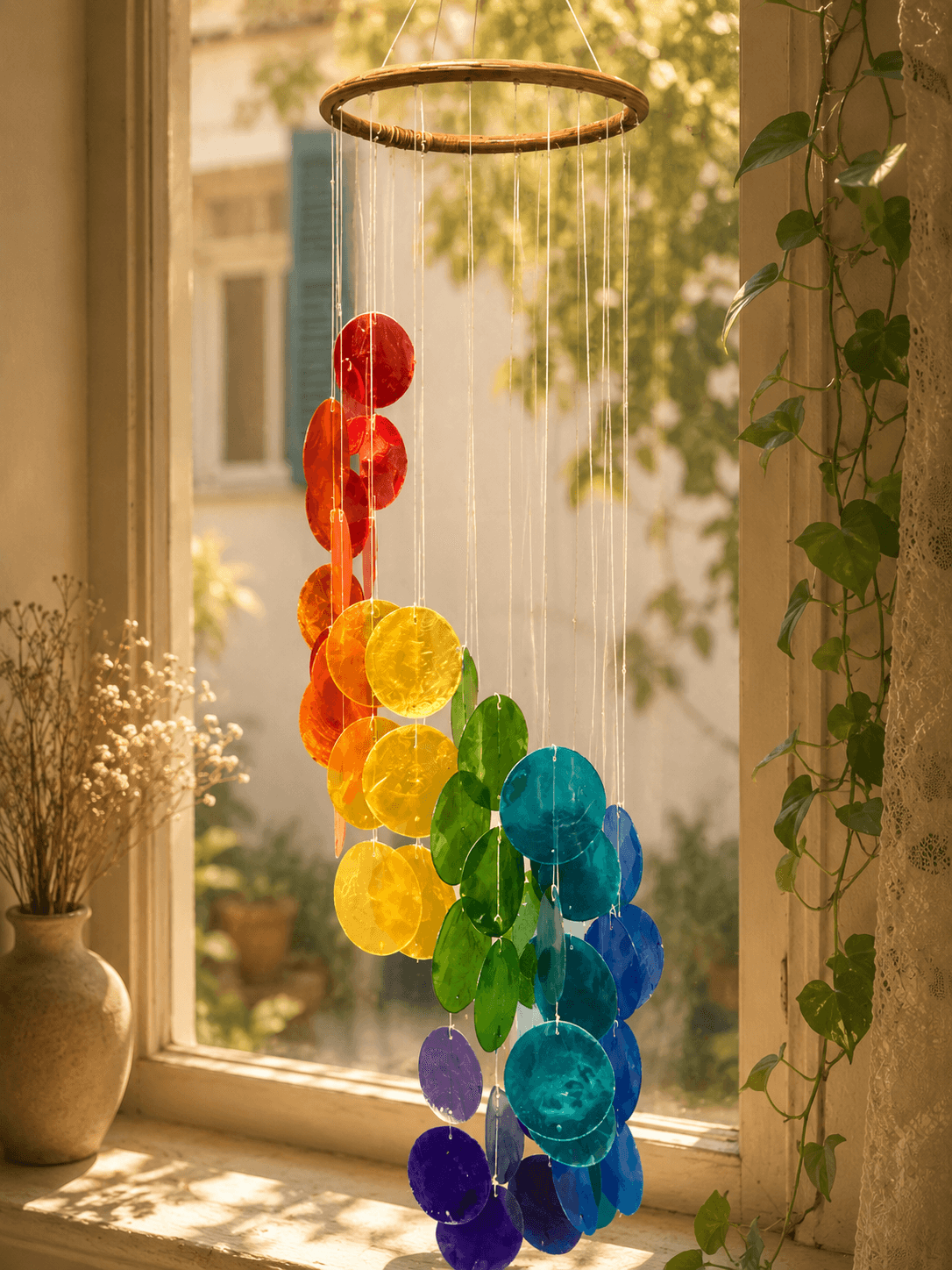 Capiz Shell Windchimes — view 3