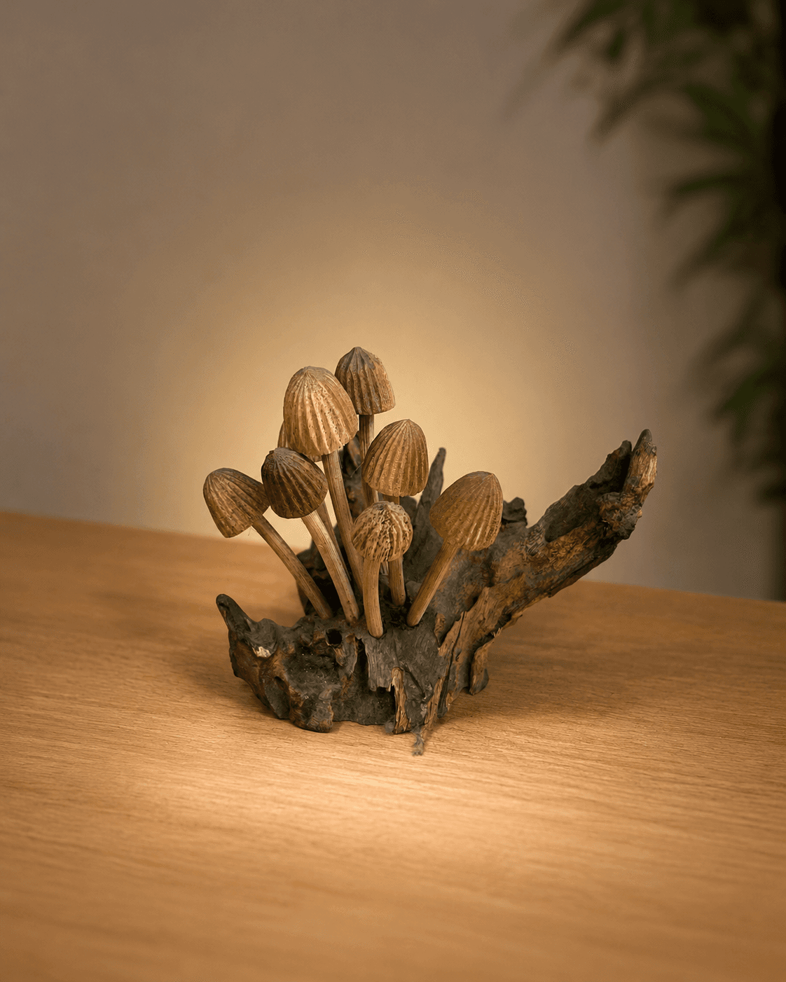 Driftwood Mushroom Sculpture (Cluster · Grove · Trio) — view 2