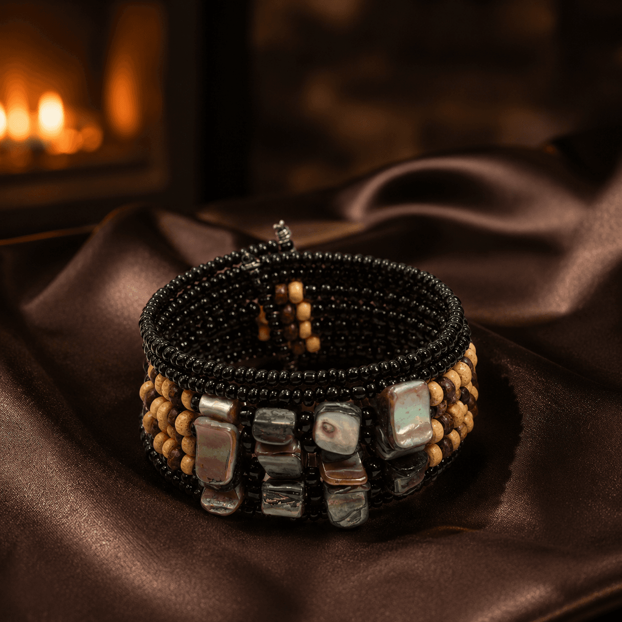 Cuff Bangle 1.654 (Ivory Shell) — view 2