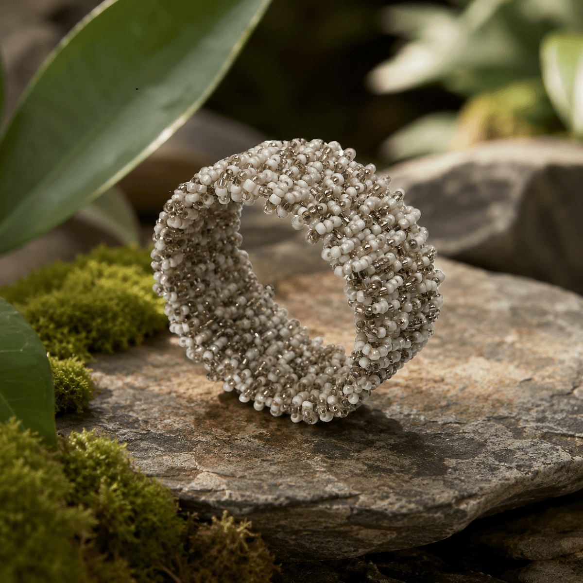 Cuff Bangle 1.654 (Red & Silver) — view 5
