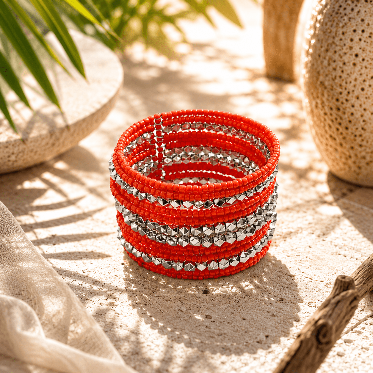 Cuff Bangle 1.654 (Turquoise & Silver Tile)