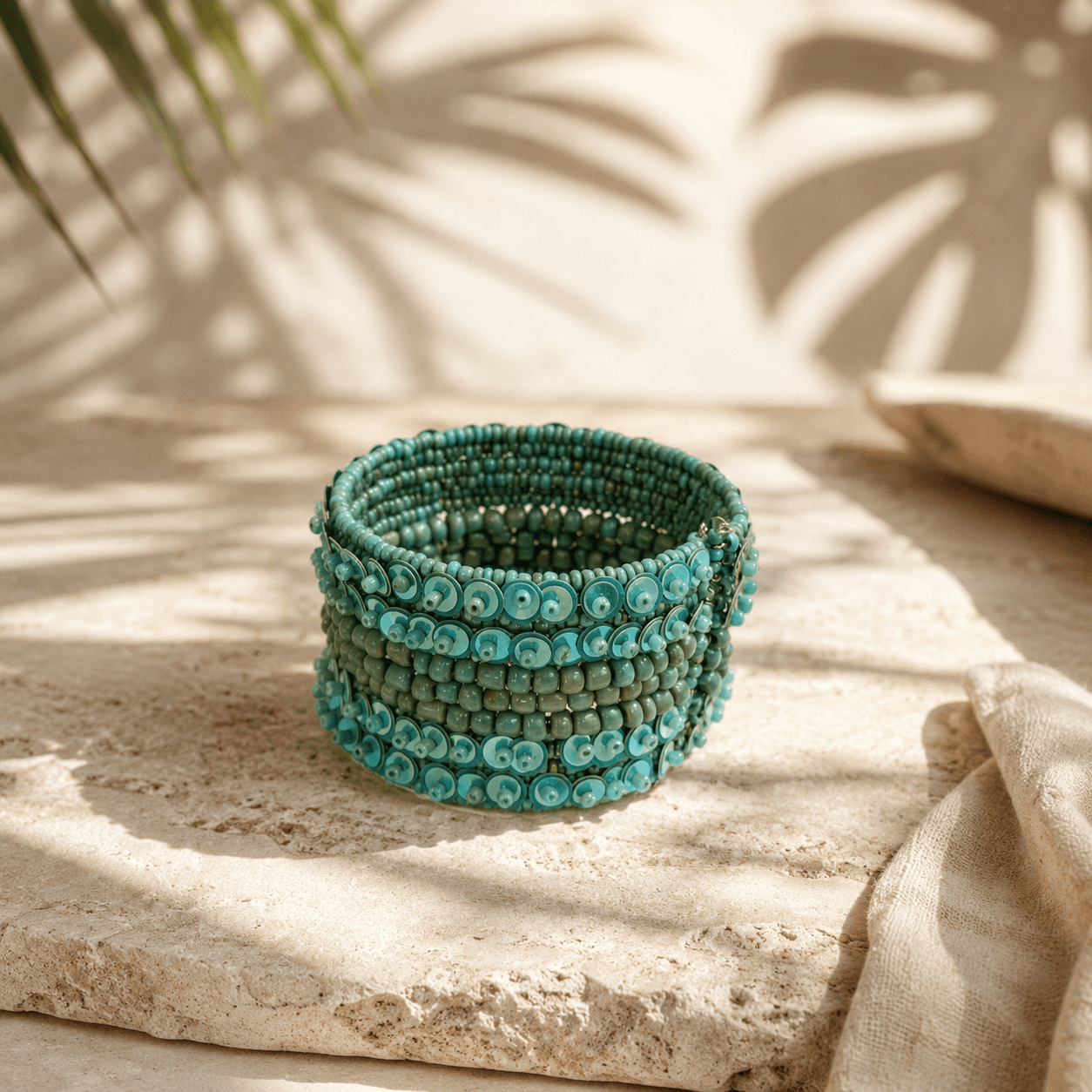 Cuff Bangle 1.654 (Turquoise Green)