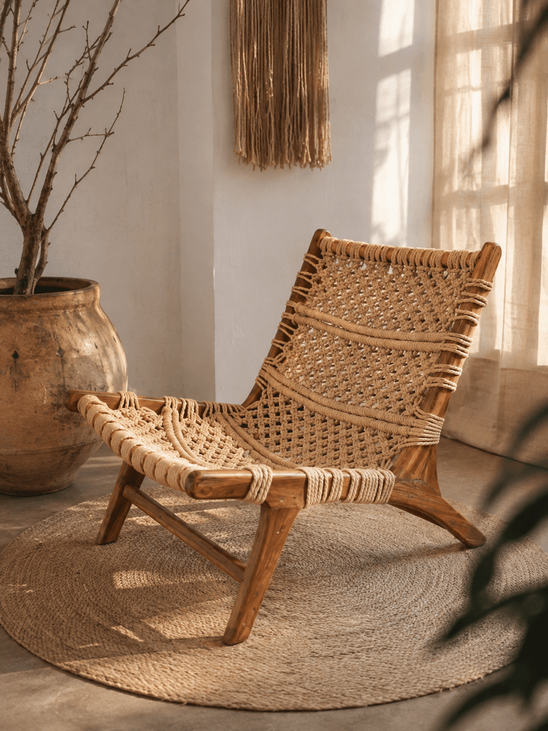 Macrame Lounge Chair