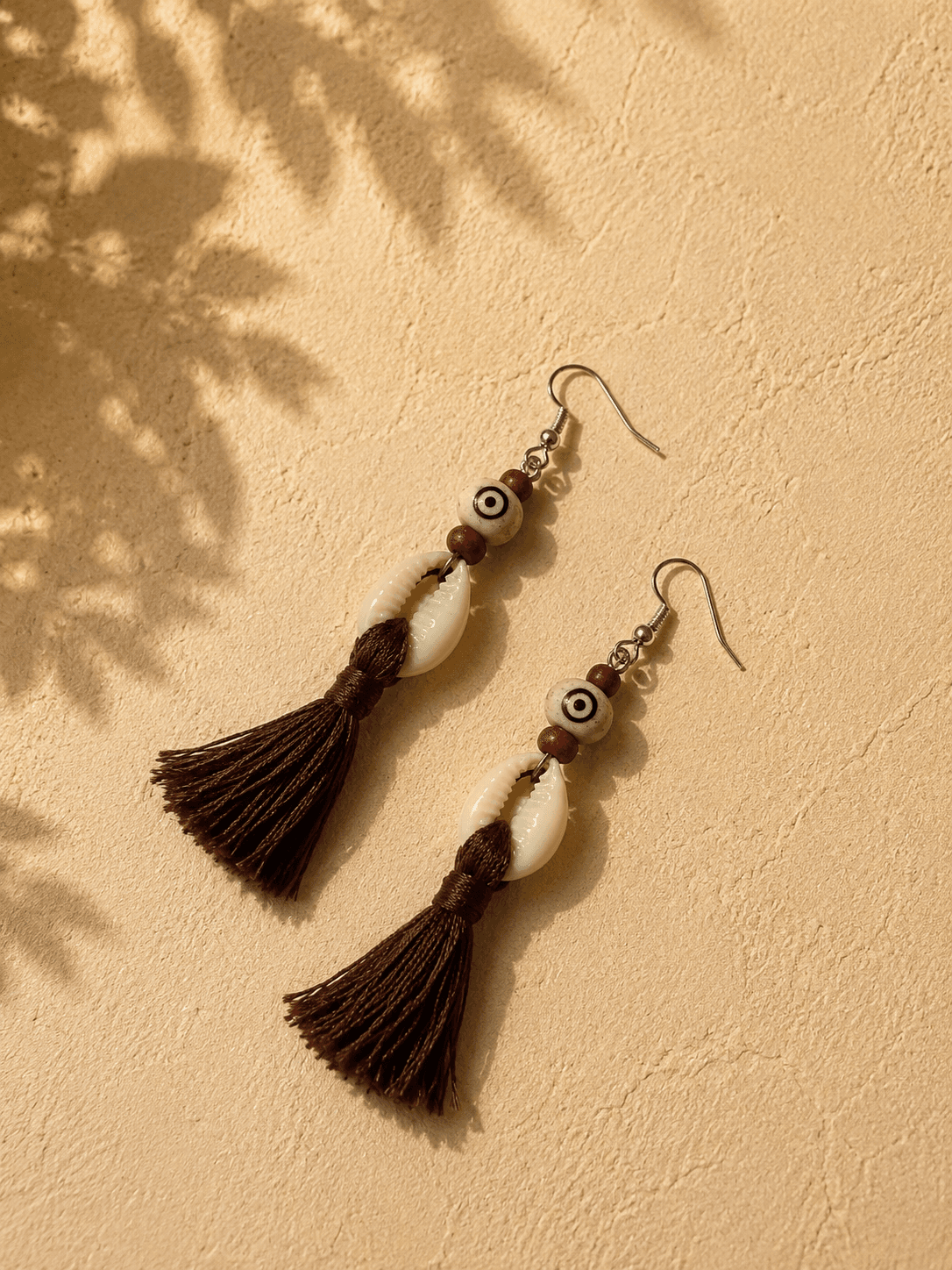 Cowrie Earrings — view 2