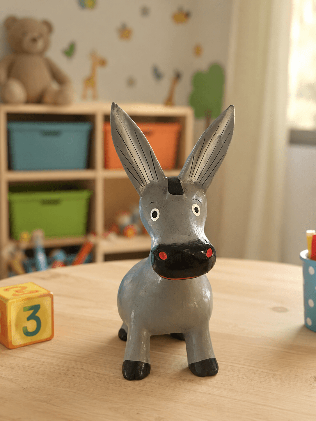 Donkey Wooden Figurine