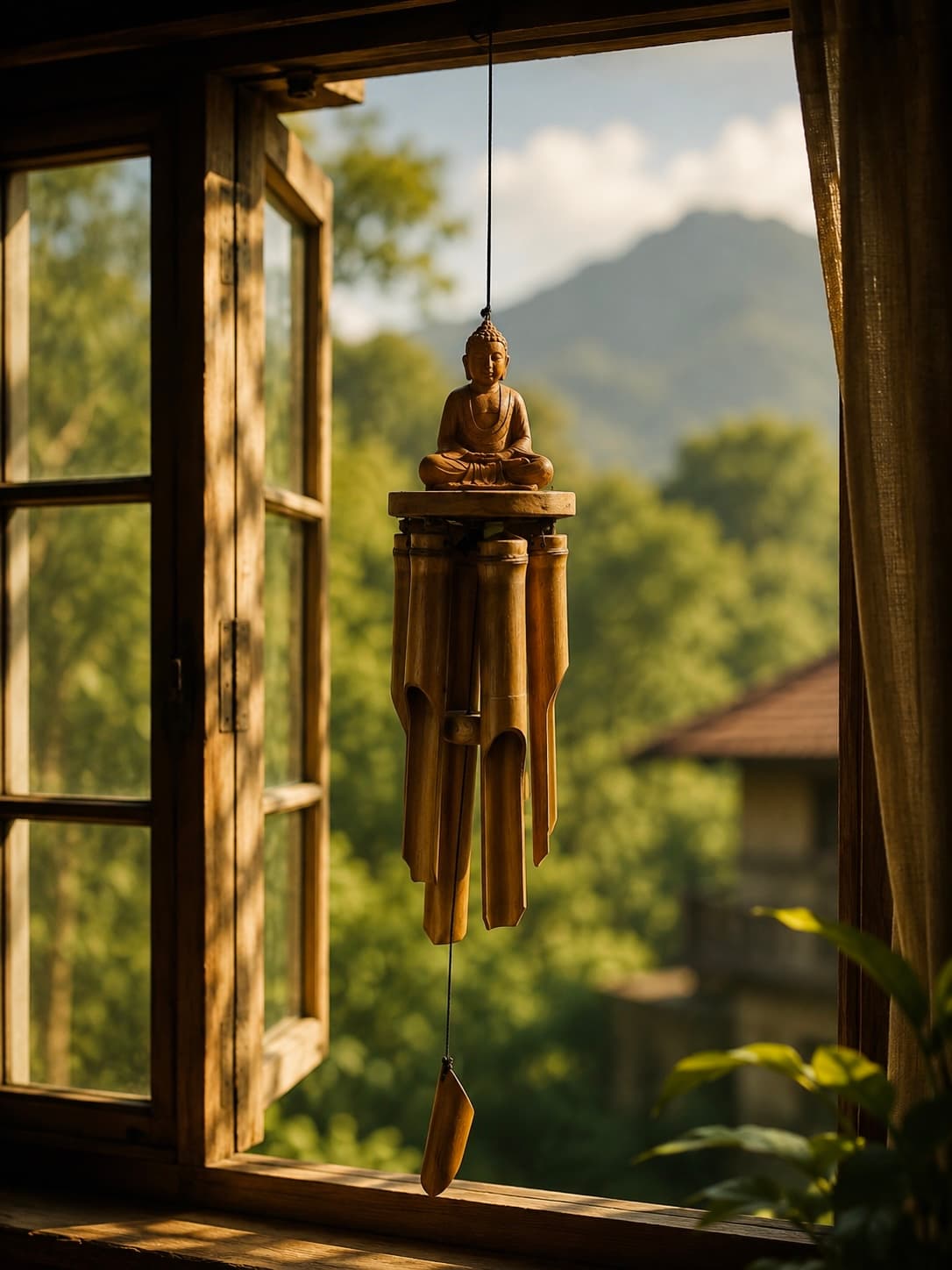 Buddha Bamboo Wind Chime