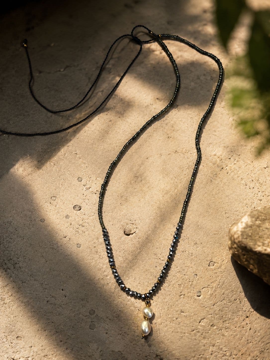 Pearl Drop Bead Necklace