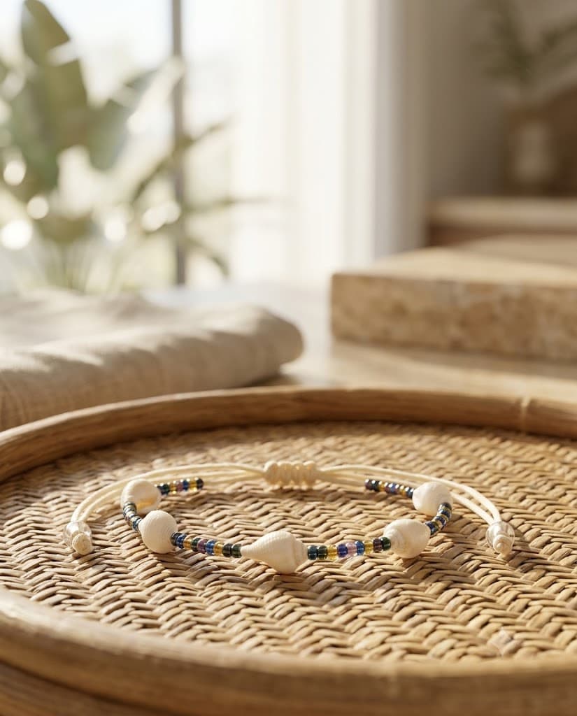 Beaded Shell Bracelet 1.216