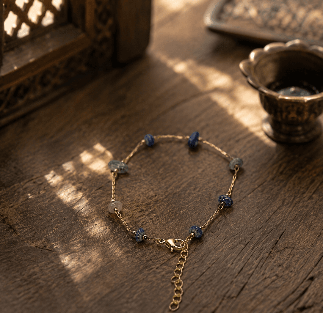 Tiny Stone Gold-Plated Bracelet