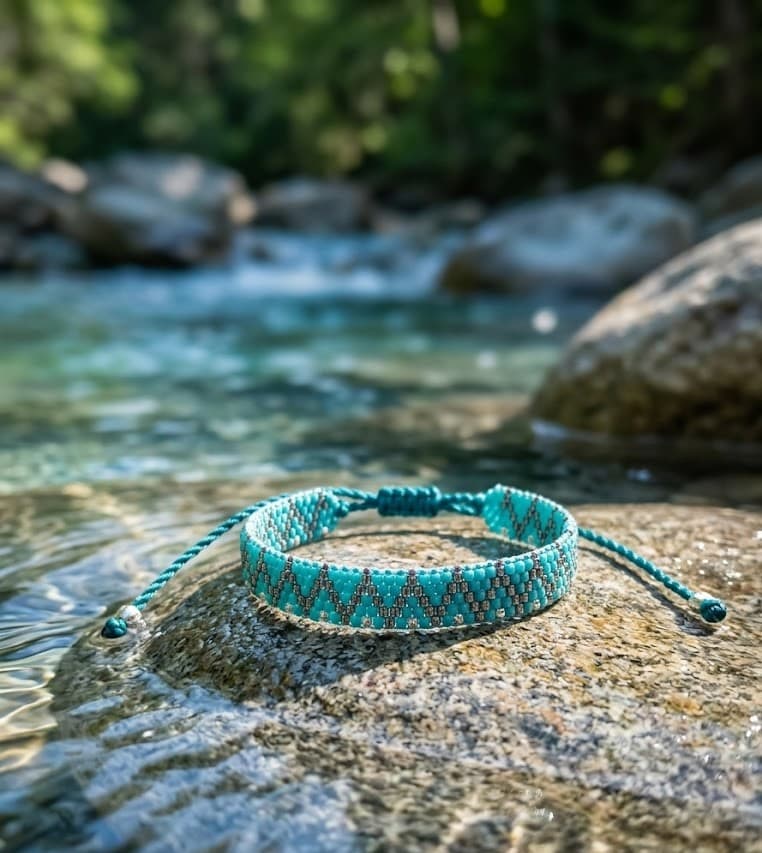 Glass Bead Bracelet