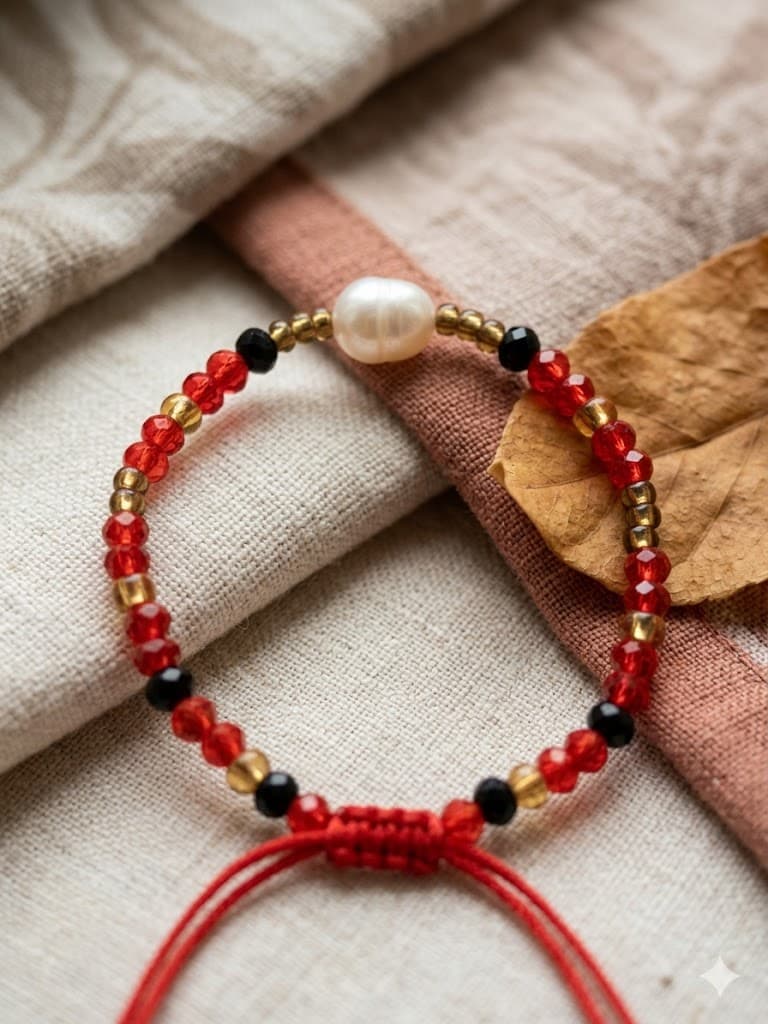 Pearl & Crystal Bracelet