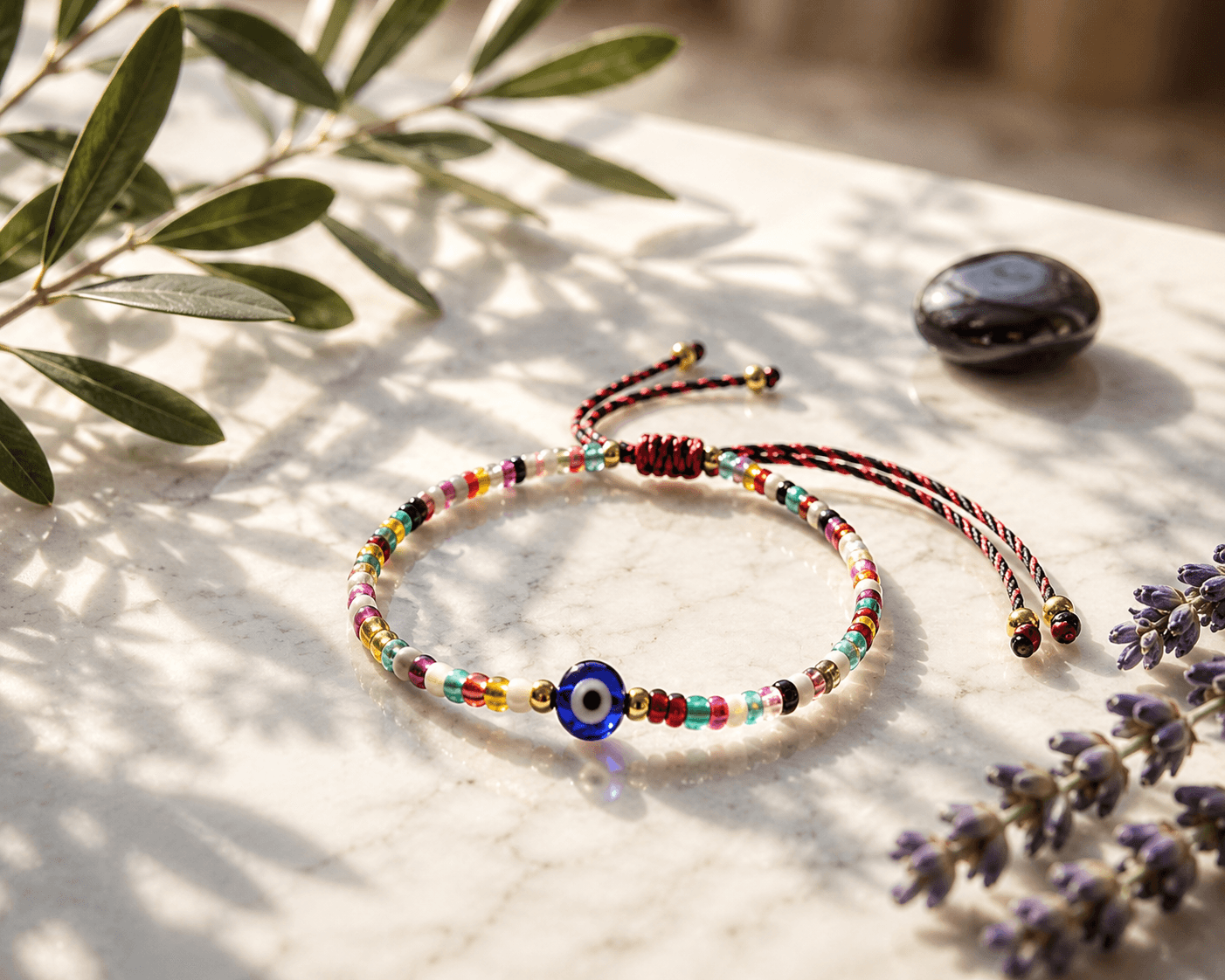 Evil Eye Beaded Bracelet