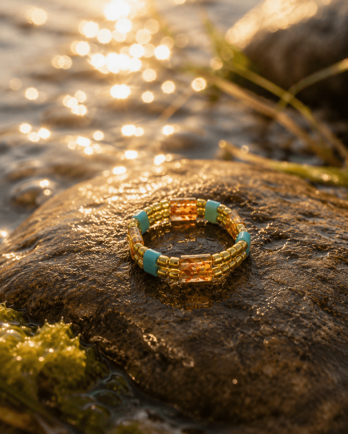 Beaded Band Ring