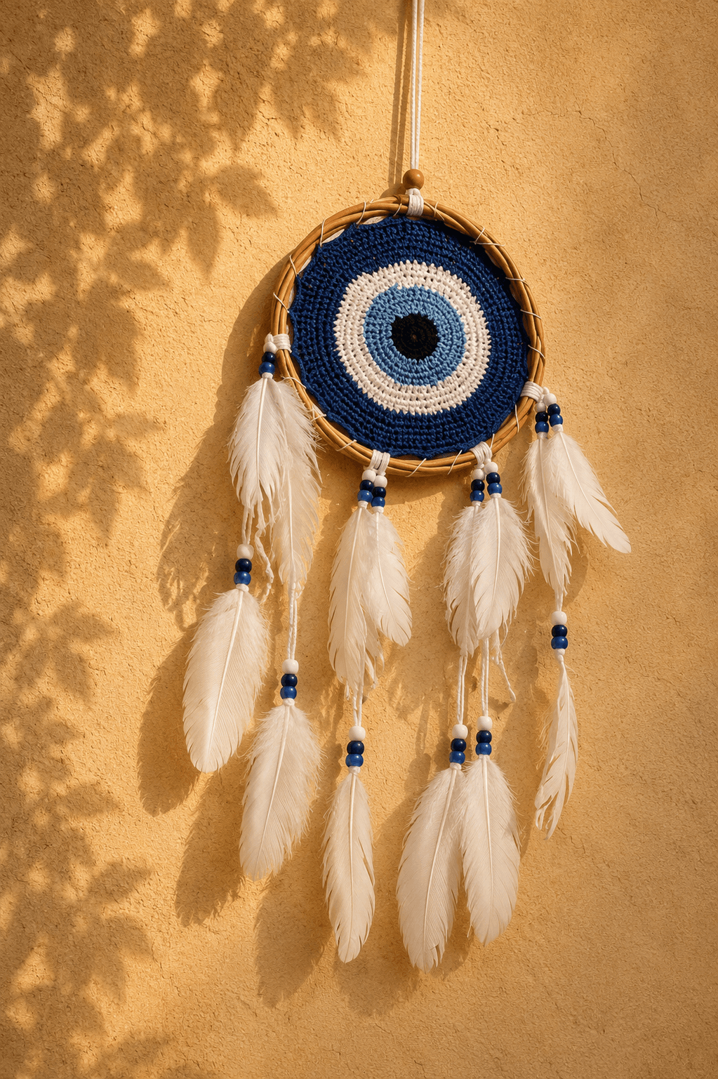 Wicker Hoop Evil Eye Dreamcatcher