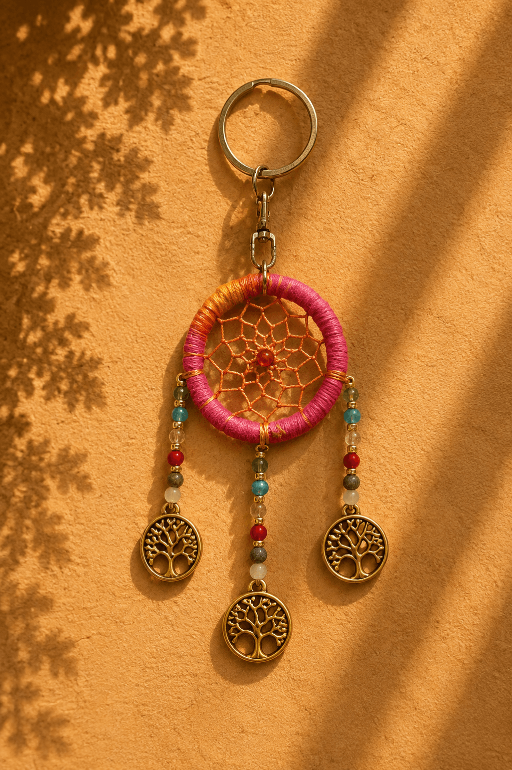 Tree of Life Dreamcatcher Keychain
