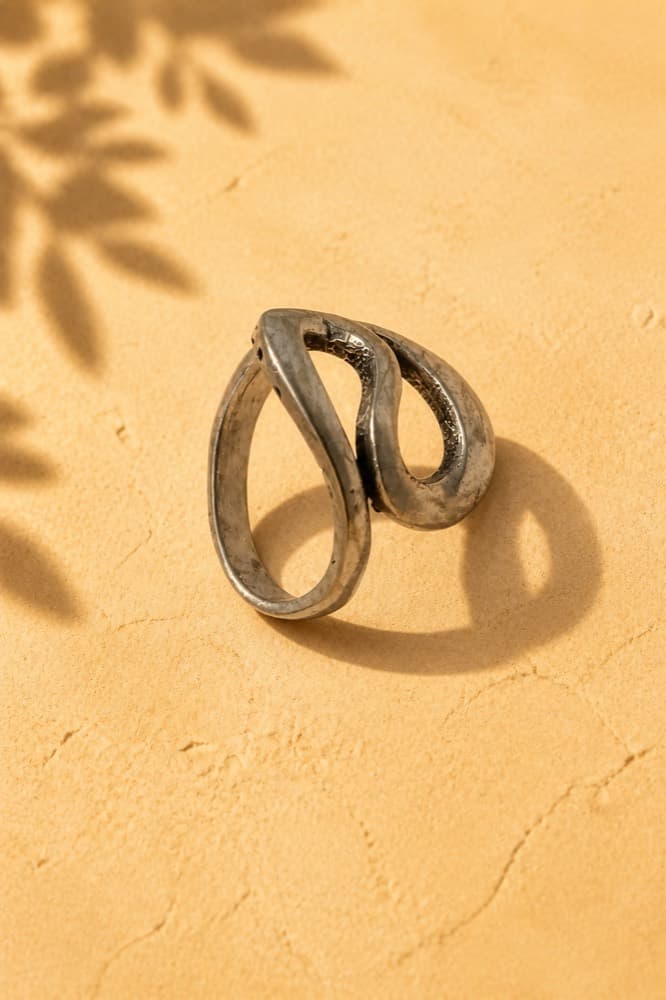 Teardrop Open Ring