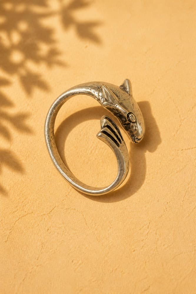 Snake Ring (polished brass)