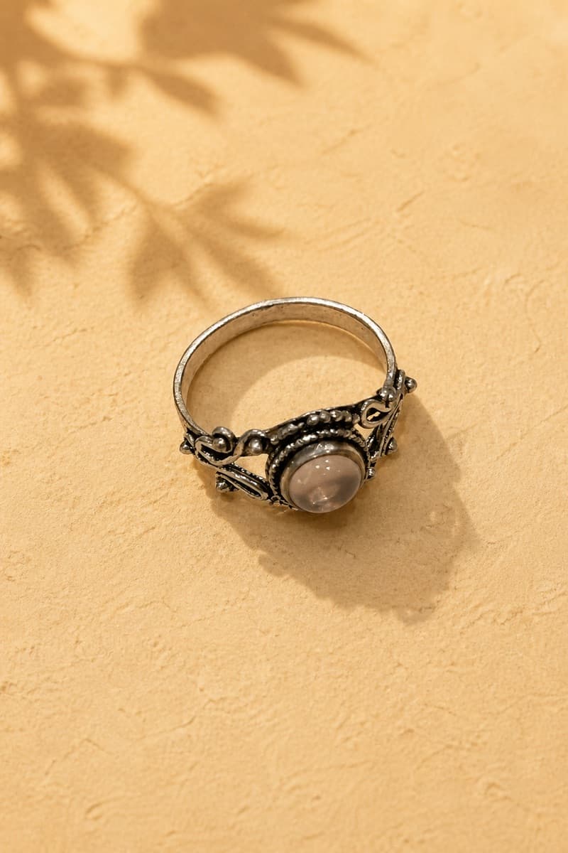 Ornate Cabochon Ring