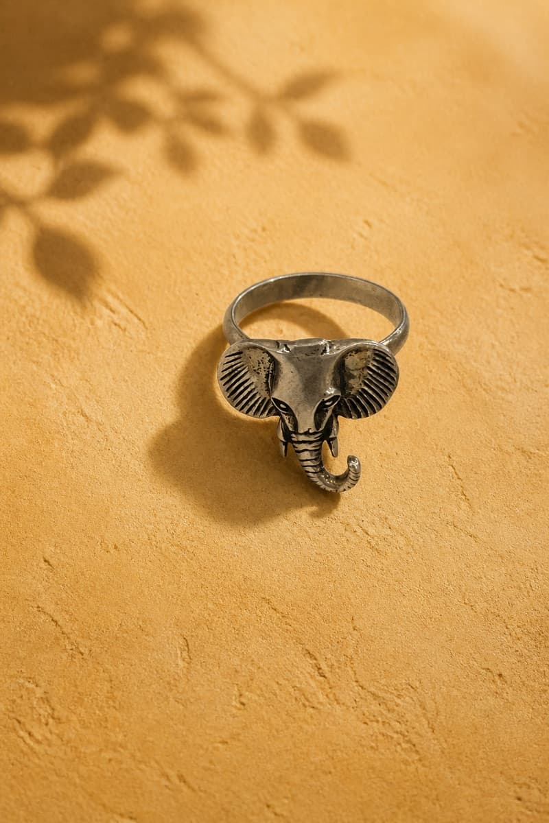 Elephant Head Ring