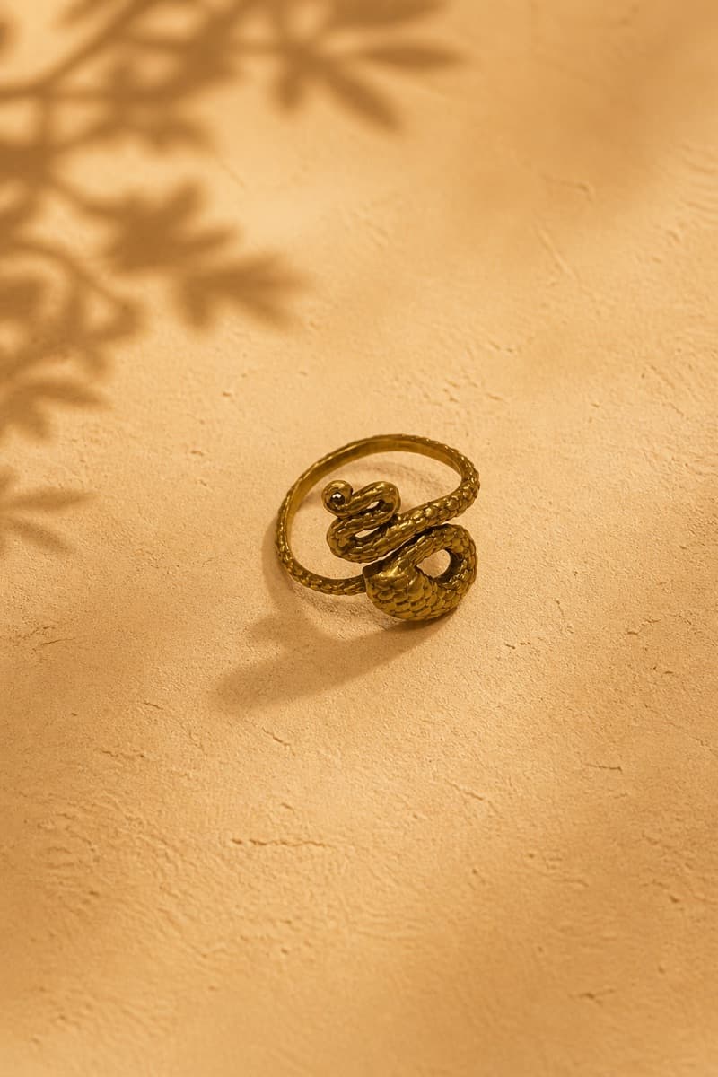 Coiled Snake Ring (slim)